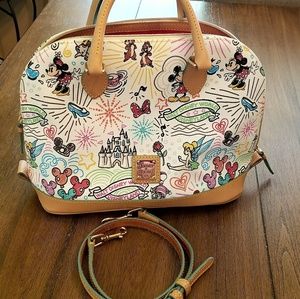 Dooney and Bourke Disney Sketch Satchel